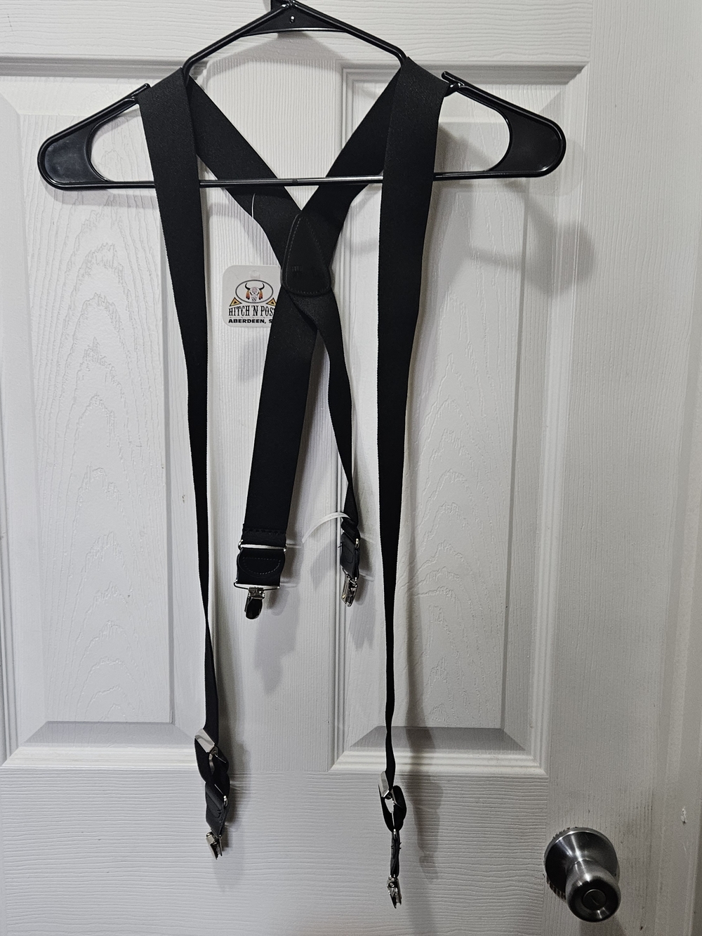 Hold Up Classic Black Men's Suspenders -Nee With Tags NWT